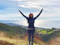 Nicole Scherzinger ze sportowych duchem w górach